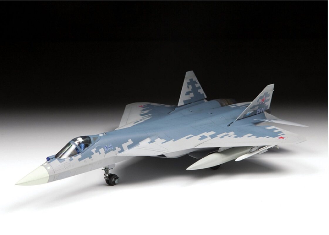 Сборная модель Zvezda Российский истребитель пятого поколения Су-57 122 детали, Разноцветный
Сборная модель Zvezda Российский истребитель пятого поколения Су-57 122 детали, Разноцветный