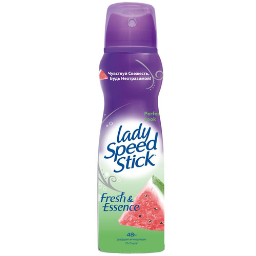 Дезодорант-антиперспирант Lady Speed Stick Fresh-Essence Perfect Look Арбуз аэрозоль 150 мл, Разноцветный
Дезодорант-антиперспирант Lady Speed Stick Fresh-Essence Perfect Look Арбуз аэрозоль 150 мл, Разноцветный