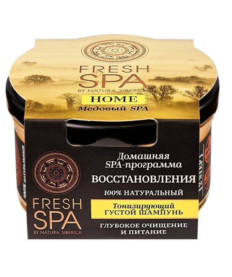 

Шампунь Natura Siberica Тонизирующий Медовый SPA 170 мл, Разноцветный