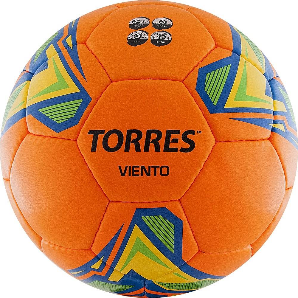 

Футбольный мяч TORRES Viento Orange F31915 №5, Разноцветный