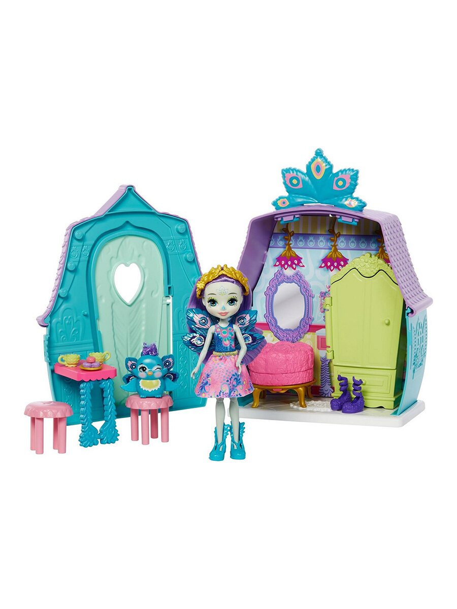 

Игровой набор Enchantimals Домик Пэттер Павлины, Разноцветный