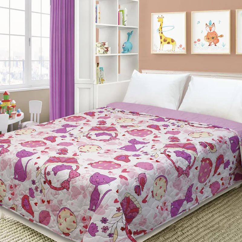 

Покрывало BRAVO kid's Кис-Кис 1,5-спальное хлопок 200*160 см, Разноцветный