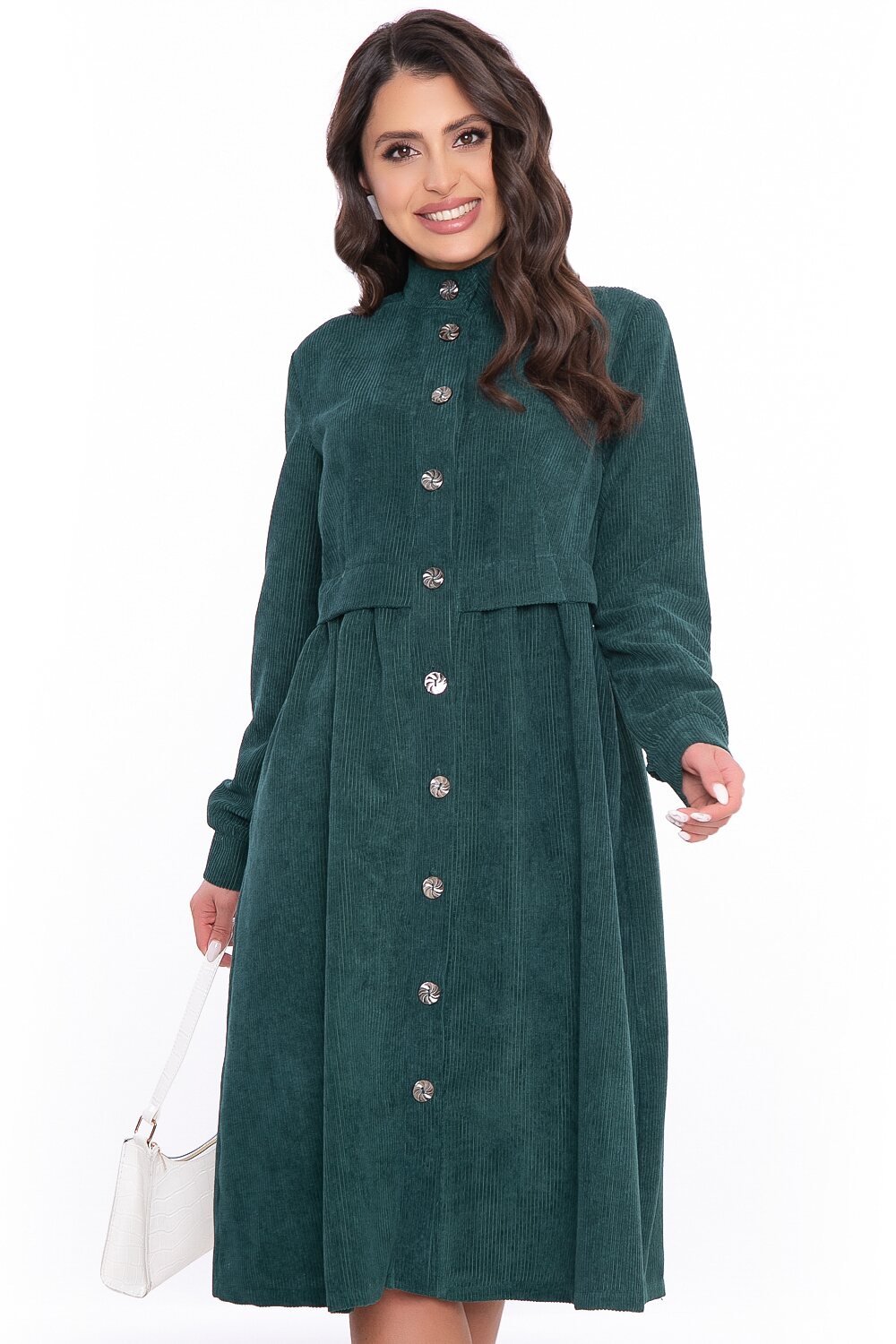 

Платье из вельвета Lady Taiga, Зелёный