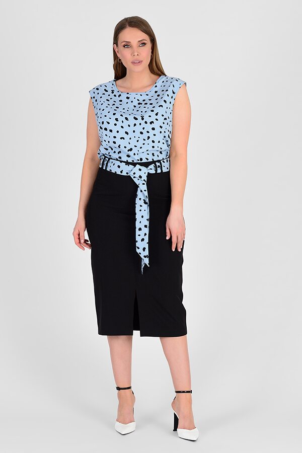 

Костюм с юбкой и топом Eliseeva Olesya, Черный