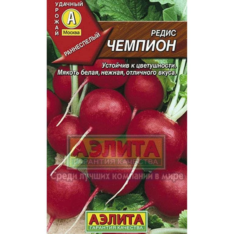 

Семена Редис Чемпион 3 г, Разноцветный