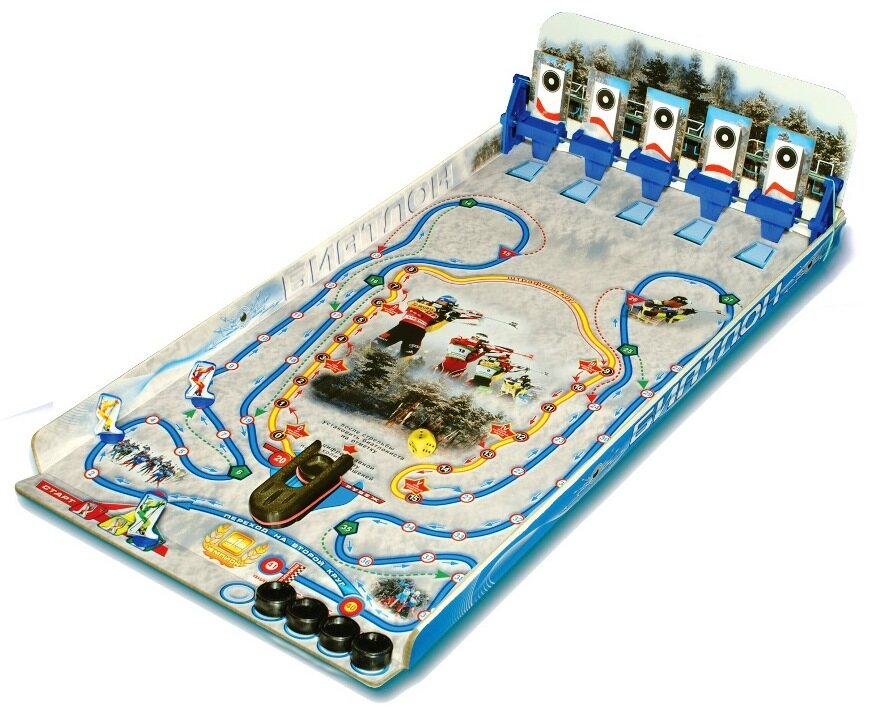 

Настольная игра Биатлон, Разноцветный