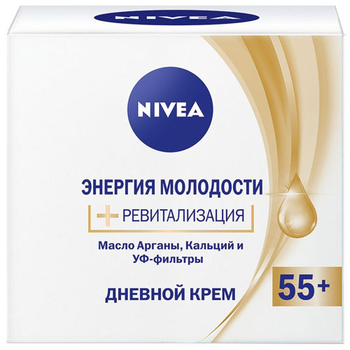 

Крем для лица дневной NIVEA Энергия молодости от 55 лет 50 мл, Разноцветный