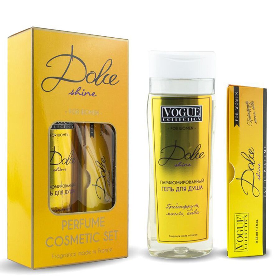 

Набор подарочный Organell Dolce Shine (гель для душа 250 мл + туалетная вода 30 мл), Разноцветный