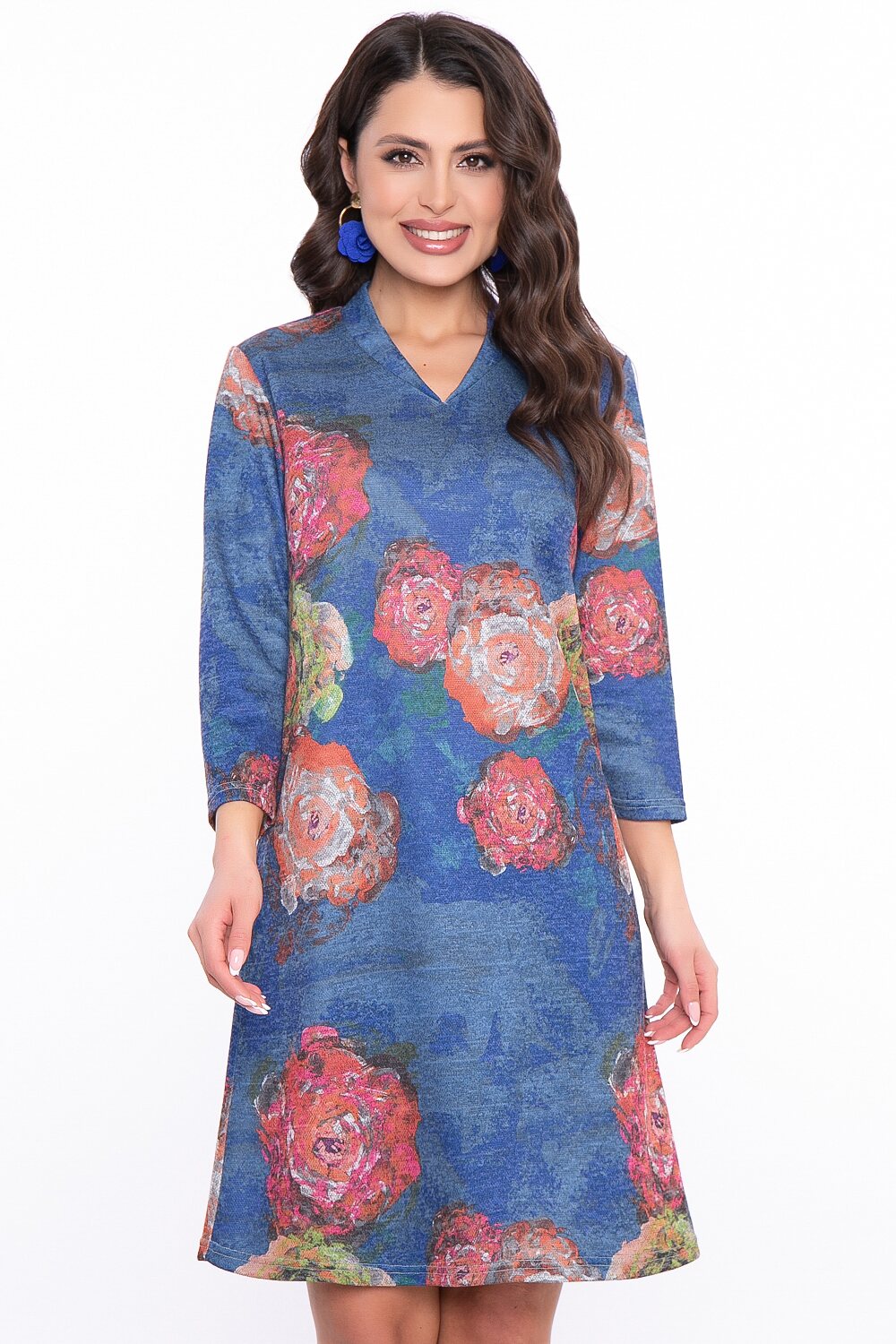 

Платье А-силуэта Lady Taiga, Синий