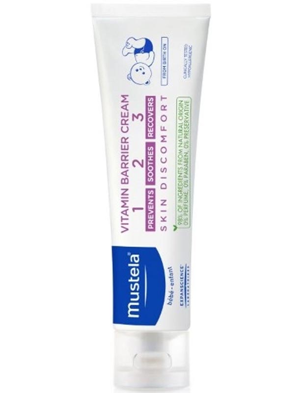 

Крем под подгузник Mustela 1 2 3 100 мл, Разноцветный