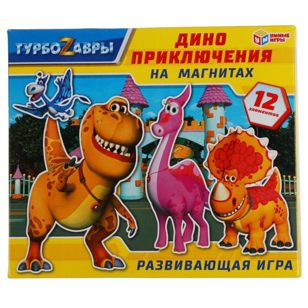 

Настольная игра Умные игры Дино приключения Турбозавры, Разноцветный