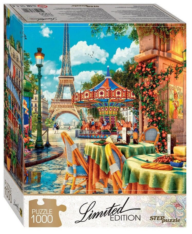 

Пазл Step Puzzle Кафе в Париже 1000 элементов, Разноцветный