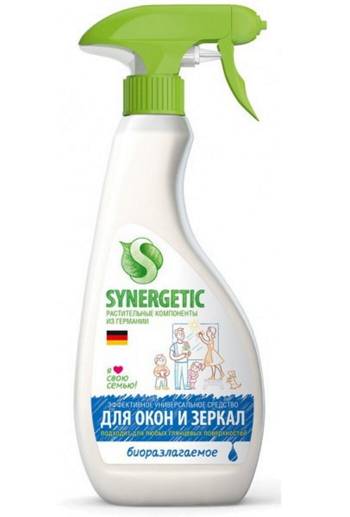 

Стеклоочиститель SYNERGETIC универсальный биоразлагаемый 500 мл, Разноцветный
