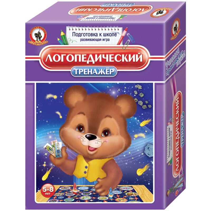 

Настольная игра Логопедический тернажёр, Разноцветный