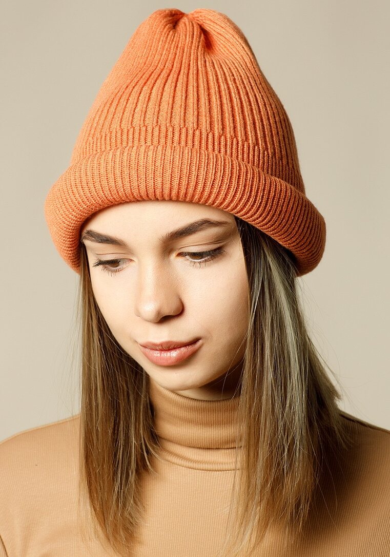 

Шапка с отворотом Korkki, Оранжевый