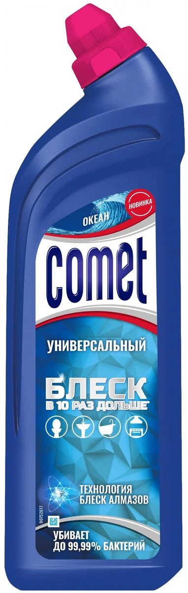 

Чистящий гель Comet Океанский бриз 450 мл, Разноцветный