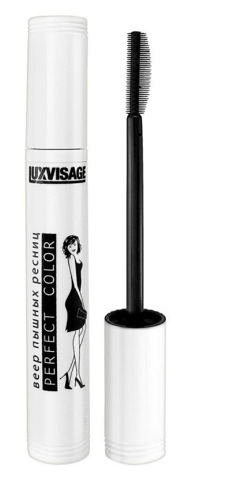 

Тушь для ресниц LUXVISAGE Perfekt Colour Веер пышных ресниц 10 мл, Черный