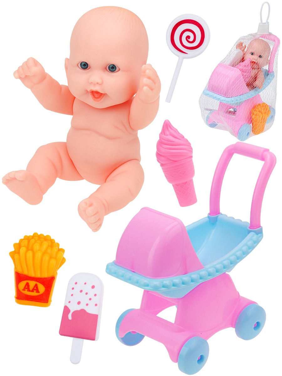 

Пупс Рыжий Кот Lovely Baby Счастливый малыш-2 с аксессуарами, Разноцветный