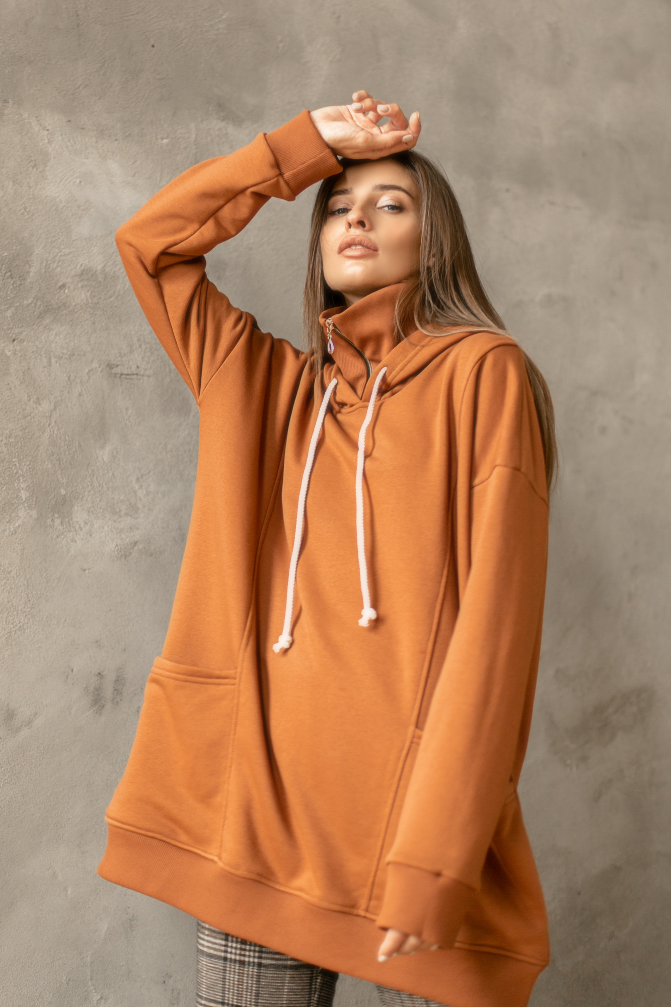 

Худи Valentina, Коричневый
