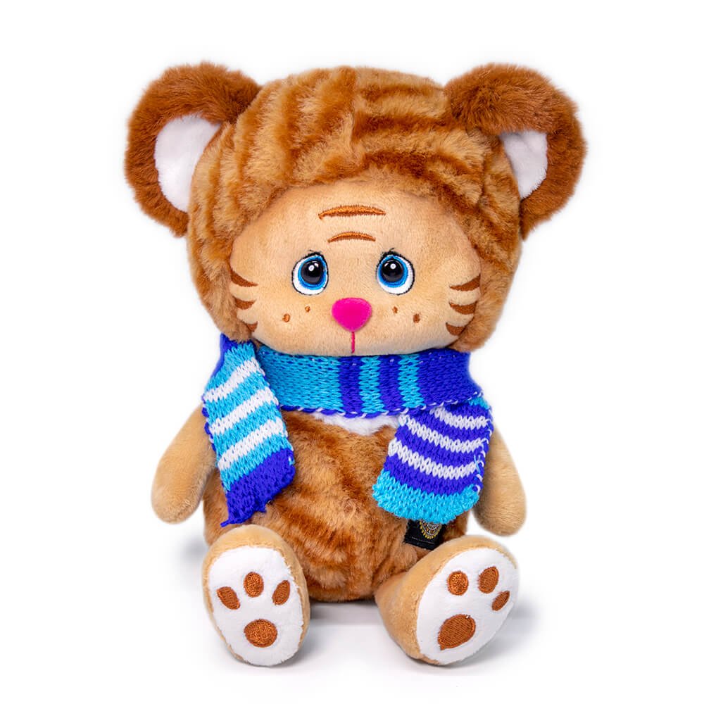 

Мягкая игрушка BudiBasa Тигренок Берт 20 см, Разноцветный