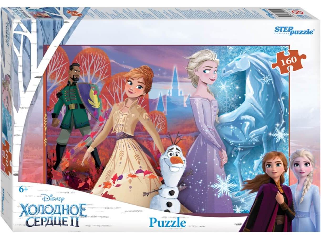 

Пазл Step Puzzle Disney Холодное сердце-2 160 элементов, Разноцветный