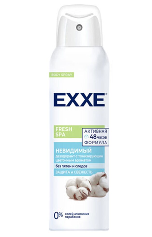 

Дезодорант EXXE Fresh Spa Невидимый аэрозоль 150 мл, Разноцветный